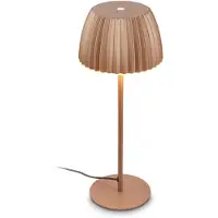 Briloner LED-tafellamp Loca, dimbaar, bruin / roest, Woon-/ Eetkamer, metaal, Modern, LED tafellamp