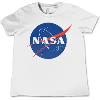 Nasa Insignia Kids T-shirt voor kinderen, witite