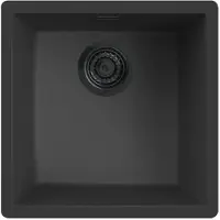 Reginox Verona 40 spoelbak opbouw, onderbouw Nero Black R40287