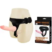 Pretty Love - Podwójny STRAP-ON - Realistisch - Dubbele Penetratie - Verstelbare Bandjes
