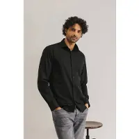 State of Art zakelijk overhemd zwart male | Maat: 2XL