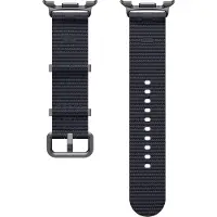 Samsung Galaxy Watch 8 Series Athleisure Bandje Donkergrijs S/M
