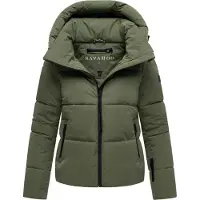 NAVAHOO Winterjas 'Frostherz XIV' groen