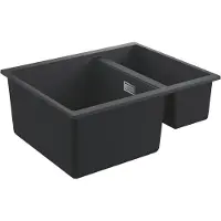 GROHE - Composiet spoelbak K500 met waste, 56x46 cm, grafiet zwart 31648AP0