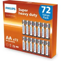Philips Longlife Batterijen - AA - 72 Stuks (6 Blisters a 12 Stuks)
