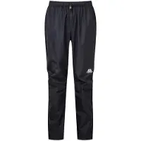 Mountain Equipment - Women's Zeno Fullzip Pant - Regenbroek 34 - Short, zwart