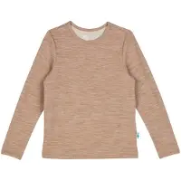 Finkid - Kid's Taamo Soft - Merino-ondergoed 140/150, beige/bruin