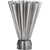 House Doctor Flood vaas Ø23 cm Geborsteld silver