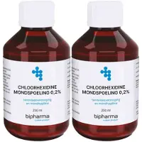 Bipharma 2x Chloorhexidine Mondspoeling 0,2% 500 ml