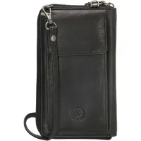 Hide & Stitches Paint Rock Phonebag black damestas