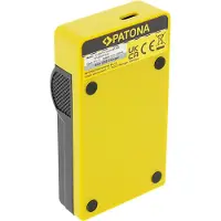 PATONA Lader voor Canon BP-808/820/827/828 camera, compact, met USB-aansluiting