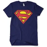 Superman Shield T-shirt marineblauw