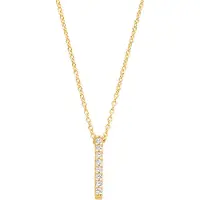 Blush collier met zirkonia