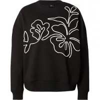 JDY Sweatshirt 'JDYCanoa' zwart / wit