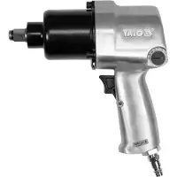 YATO YT-09528, pneumatische ratelsleutel, zilver, aluminium, 1/2", 6000 omw/min, 1000 Nm