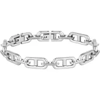BOSS Geborstelde en gepolijste schakelarmband