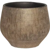 HS Potterie HS Bloempot Hamar Goud D 22 H 20 Cm