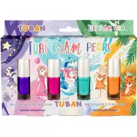 TUBAN nagellak speelgoed set - Tubi Glam Pearl 4 stuks voor kinderen.