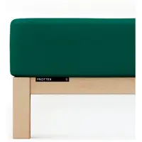 Schlafgut Badstof Hoeslaken L - 140x200 - 160x200 690 Green Deep