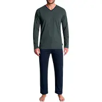 Tom Tailor Pyjama lang navy / groen