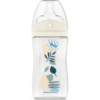 Dodie 270 ml Anti-Colic Perforated Teat Voedingsfles 0-6 Maanden (Kleur : Blauw)