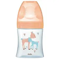 Dodie Sensation+ Anti-Koliek Glazen Zuigfles 150 ml Debiet 1 Beige Hinde | 1 stuk