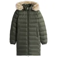 Tommy Hilfiger Wintermantel 'Essential' olijfgroen
