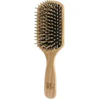TEK Large Paddle Brush With Short Wooden Pins
