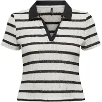 ONLY Shirt 'ONLHalia' zwart / wit