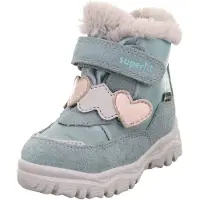 Superfit Snowboots 'HUSKY+' lichtgrijs / mintgroen / rosa