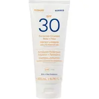 Korres Yoghurt zonbeschermingsemulsie voor lichaam en gezicht SPF30 Zonnemelk 200 ml
