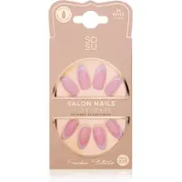 SOSU Cosmetics False Nails Frenchie- Kunstnagels - Nagels - Press on nails - Plaknagels - Nepnagels - 24 stuks - Beste Kwaliteit