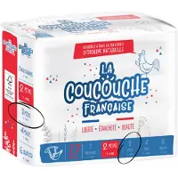 La coucouche française Natuurlijke Luiers Maat 3 (4-9 kg) 27 Eenheden