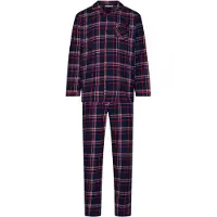 Pastunette Klassieke flanellen heren doorknooppyjama | Maat M