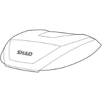 Shad ONDERDELEN DEKSEL ALU SH59X