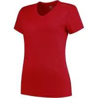 Rogelli Sportshirt Dames Korte Mouwen - Hardloopshirt - Rood - XS