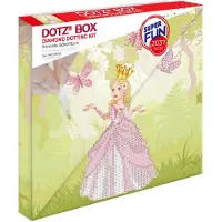 Diamond Dotz diamond painting knutselpakket Princess Adventure 28x28cm.
