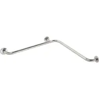 Sapho Handgreep douche handicap 67x67 cm roestvrij staal