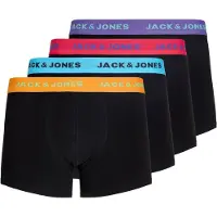 Jack & Jones Boxershorts aqua / lila / oranje / zwart