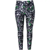 Angel of Style Leggings limoen / zwart / wit