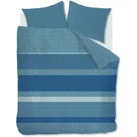 Beddinghouse Dekbedovertrek Fera Blauw Flanel-200 x 200 / 220 cm | 2-Persoons