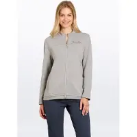 Hajo Dames homewear jasje grijs | Maat 38