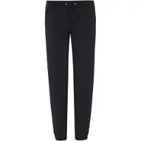Hajo Comfortabele dames vrijetijdsbroek met boorden zwart | Maat 48