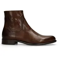 Black Label Bruine leren boots | Maat adult