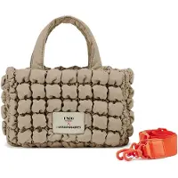 Les Visionnaires Handtas 'Unio Cortina Bubble' sand / oranje