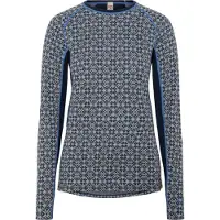 Kari Traa - Women's Rose Light L/S - Merino-ondergoed S, grijs/blauw