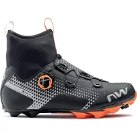 Northwave Celsius XC GTX Fietsschoenen - Maat 40 - Mannen - zwart/grijs/oranje