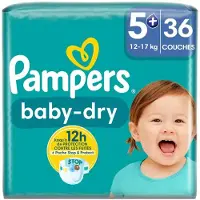 Pampers Baby Dry Luiers Maat 5+ (12-17 Kg) 36 Stuks