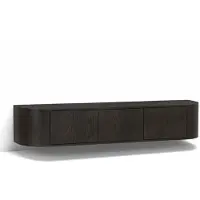 LivingFurn tv-meubel novero espresso zwevend 35x180x33cm