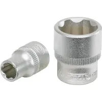 Ks Tools 911.3821, doppen, 3/8 inch, metrisch, 1 kop, 21 mm, chroomvanadiumstaal